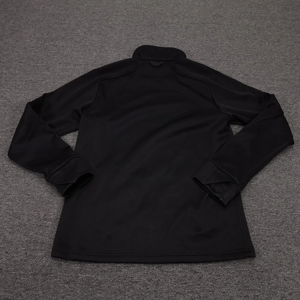 The‎ North Face Jacket Mens Small Black Softshell Full Zip Pockets Windbreaker